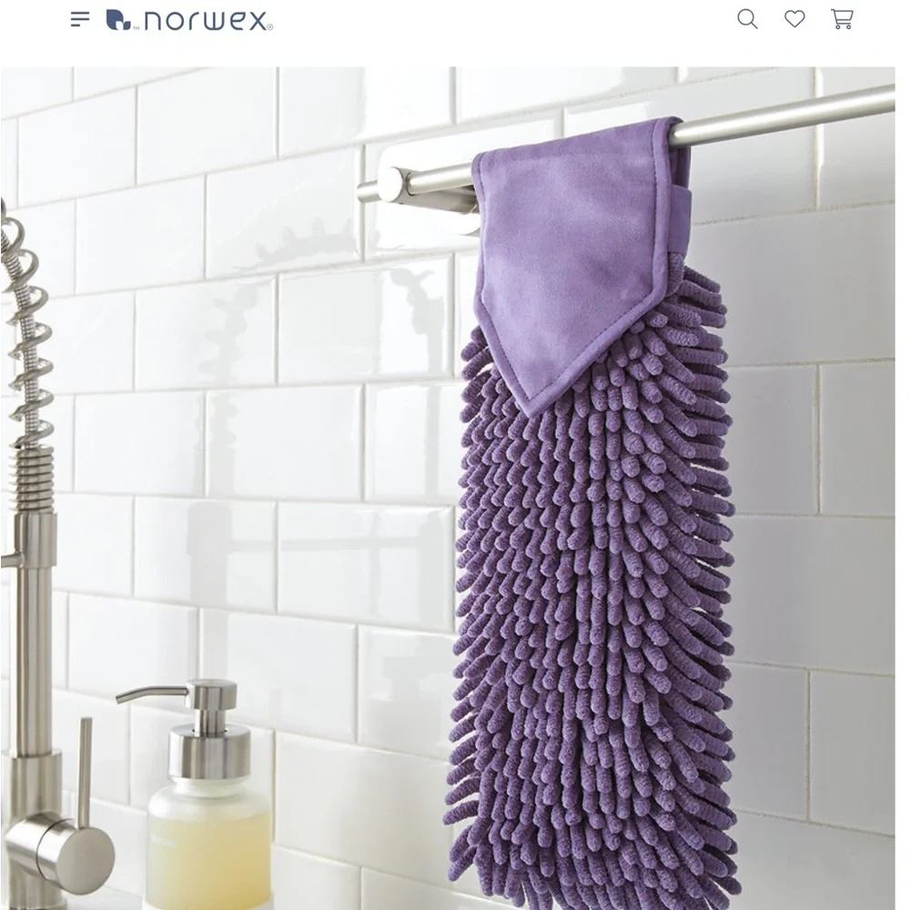 Norwex Eggplant Chenille Bath Towel prices firm.